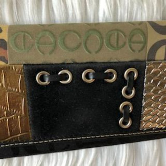 Patchwork Design Wallet - Picture 9 of 13